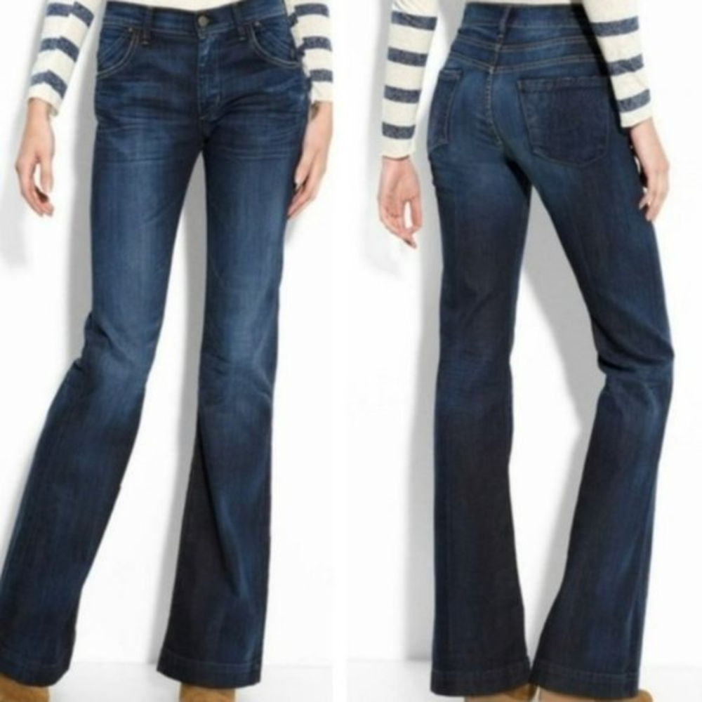 Citizen of Humanity Hulton #251 Stretch High Rise Wide Leg Jeans Size 27‎